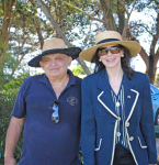 President of the Friends, Nicole Forrest Green with Vice President, Charles Abela