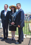 Consul General Nicolas Croizer, Nicole Forrest Green (President of the Friends), Matt Thistlethwaite, MP Kingsford Smith